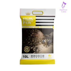 FLUFFY PAWS CAT LITTER 10L - lemon