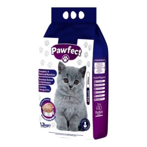 Pawfect Kitten Cat Food 1.2kg Pakistan High Protein Cat Food for Kittens Made in Pakistan Pawfect Chicken Fish Omega Kitten Cat Food