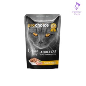 Prochoice Chicken & Liver Cat Food in Jelly – 85g Pouch Turkey