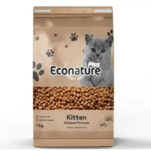 Econature Kitten Cat Food Chicken 1kg Turkey Econature Plus Kitten Chicken Dry Food for Kittens in Pakistan